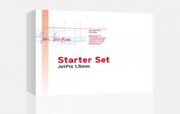 102 - Стартовый набор JetPin 1,5 мм (100 Jet-Pin, 100 втулок, 1 бор 1,5 mm, 50 Block-Pin, 1 бор 2,0 mm)