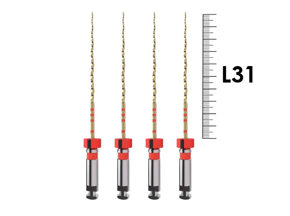 TruNatomy Prime 31мм (4 шт), Dentsply Sirona - машинные файлы, стерильные