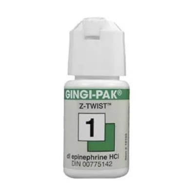 Нить ретракционная Gingi PAK №1 с эпинефрином (зеленая)