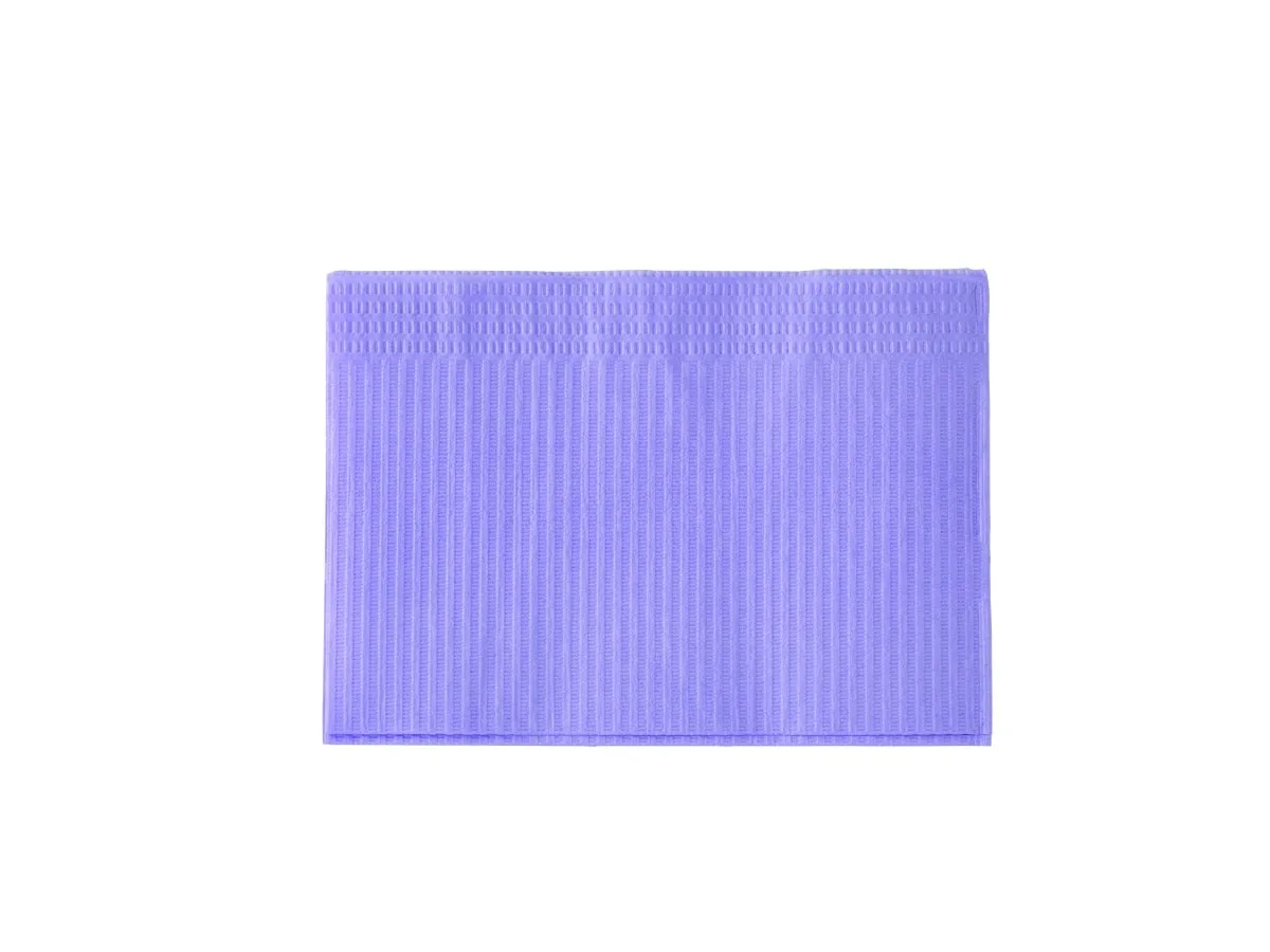 Monoart Basic, двухслойные, лиловые (500 шт.), Euronda - салфетки нагрудные