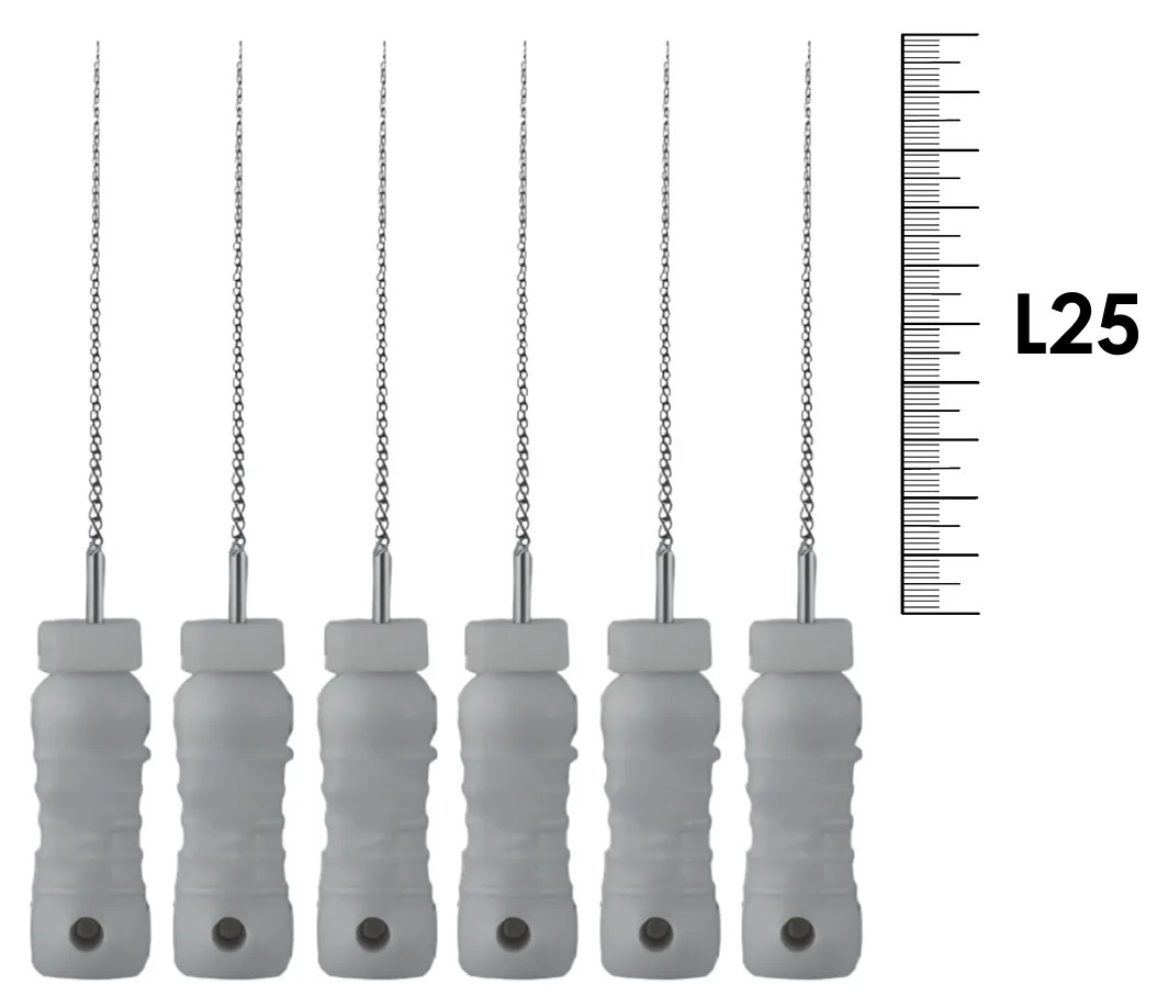 K-Reamer ReadySteel 25мм №08 (6 шт), Dentsply Sirona - ручные файлы, каналорасширители, в стерильном блистере