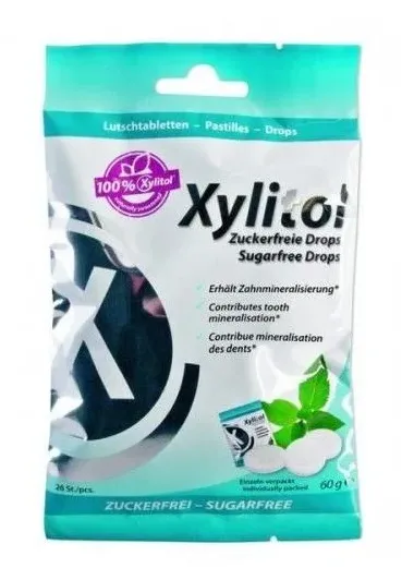 Леденцы miradent Xylitol Drops мята (26 шт.)