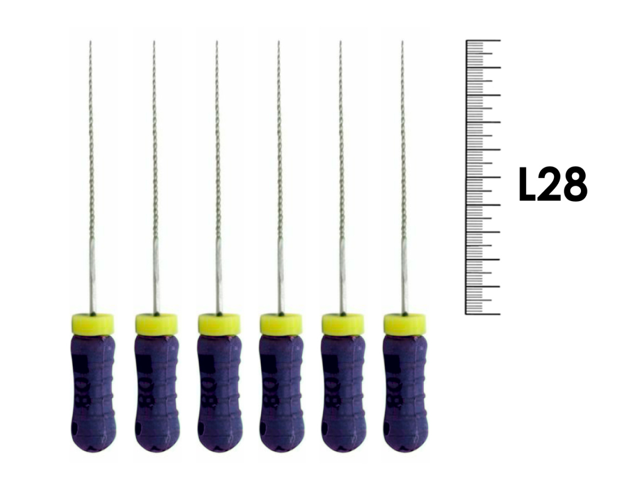 K-Reamer Pro-Endo 28мм №10 (6 шт), VDW - ручные файлы, каналорасширители