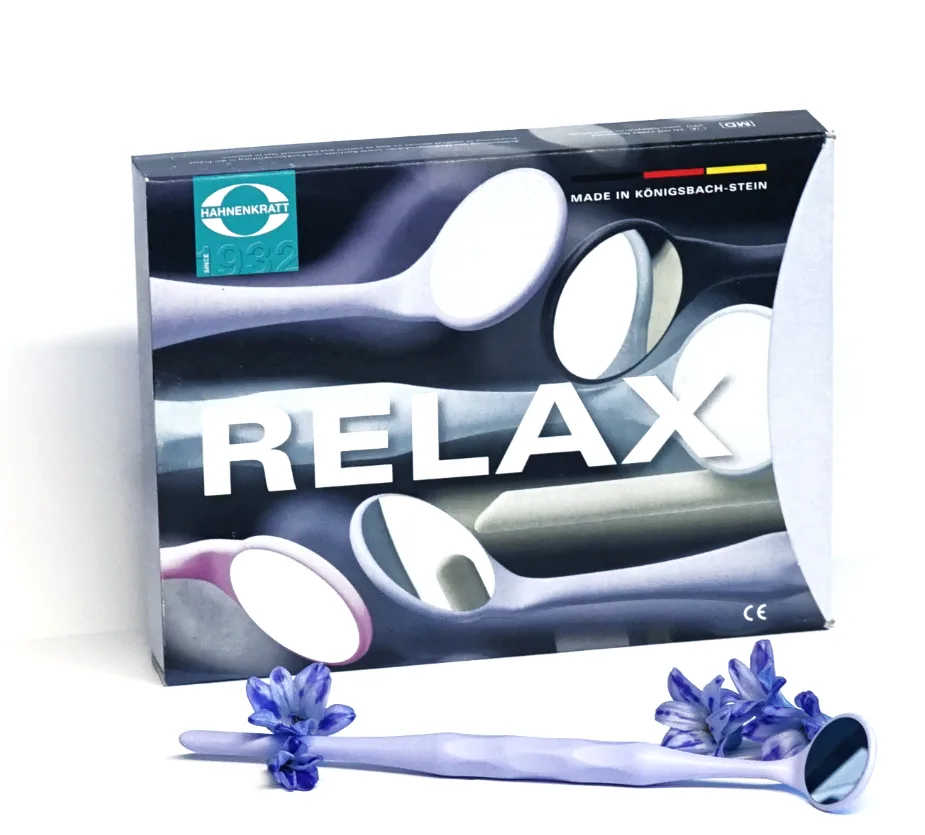 Relax FS Ultra, 22 мм, цвет Pastel Lavender, Hahnenkratt - зеркало стоматологическое родиевое ультраяркое с ручкой