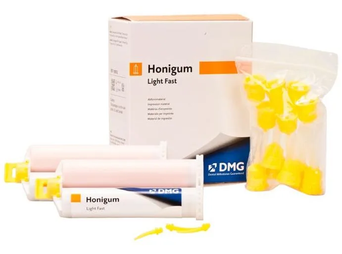 Honigum Automix Light Fast - (4 карт. x 25мл), 16 смеш. насад. Automix, 16 интр. насад.