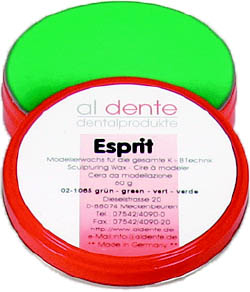 Воск моделировочный \Esprit\ зелёный, 60 г