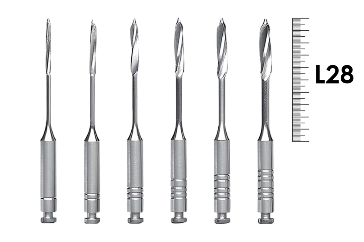 Largo RA 28мм №1-6 (6 шт), Dentsply Sirona - расширители прямых корневых каналов