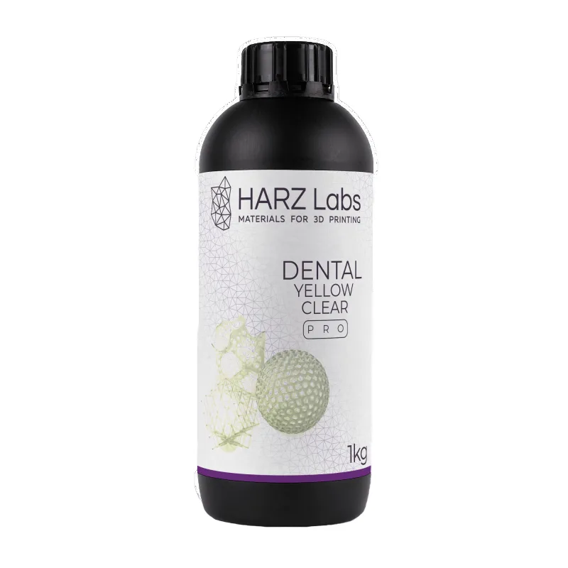 Фотополимер Dental Yellow Clear Pro Resin для LCD/DLP принтеров, ( для печати хир. шаблонов) 1л