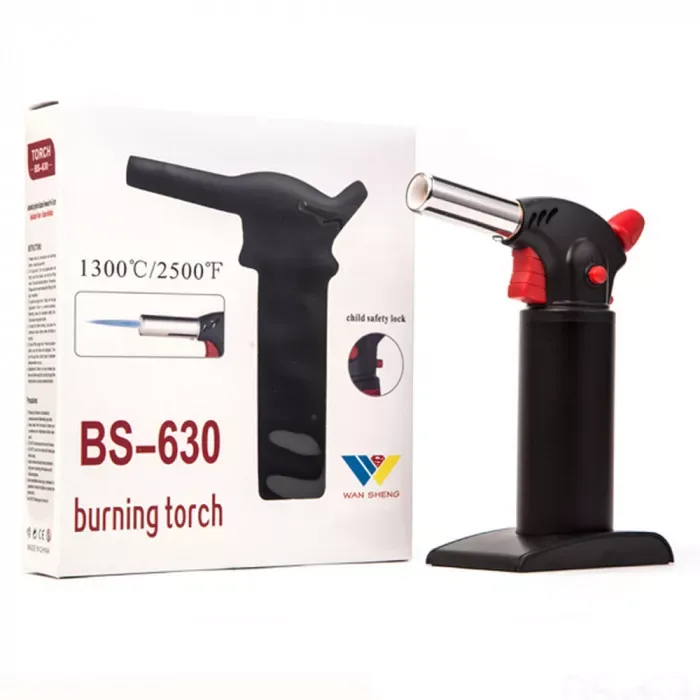 Горелка газовая с пьезоподжигом, 1 режим, без газа, высота 17,8см BS-630 1шт