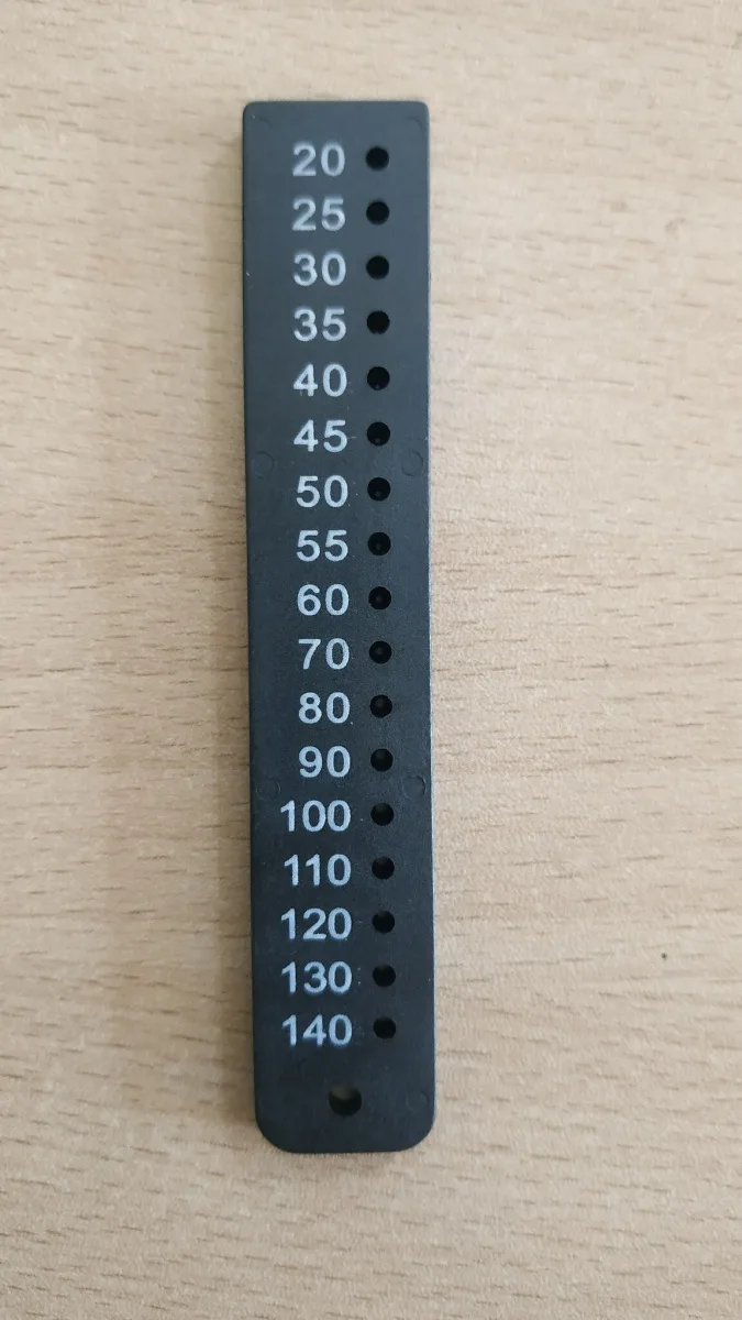 Endo Ruler черная, JAAN - аксессуары для эндодонтии, эндолинейка
