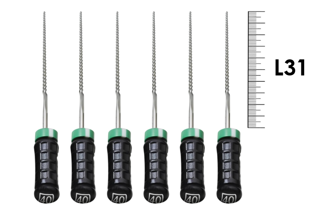 K-File M-Access 31мм №40 (6 шт), Dentsply Sirona - ручные файлы, каналорасширители
