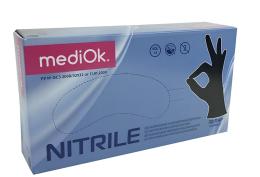 Перчатки нитриловые MediOk черные XL 100 шт (50 пар)