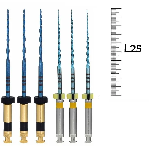 UltraFiles Blue (Heat Activation) 25мм .02 №20 (6 шт), Еврофайл - машинные файлы