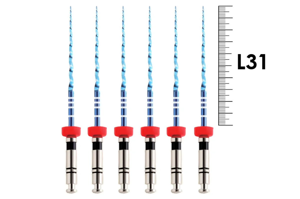 UltraFiles Blue (Heat Activation) 25мм .04 №40 (6 шт), Еврофайл - машинные файлы