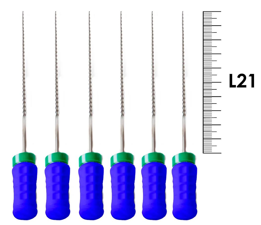 K-Reamer M-Access 21мм №30 (6 шт), Dentsply Sirona - ручные файлы, каналорасширители