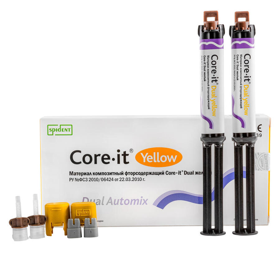 Core it dual yellow system kit (2x10г + 1x5мл, 1x5мл, 1x5мл)