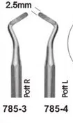 785-3. Элеваторы для удаления апикальных фрагментов корня Pott-R. 2.5mm