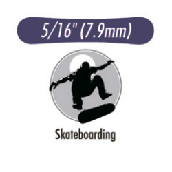 Резиновая тяга Scateboarding (Cкейтборд) (5/16) 8 mm Light (3,5 oz.)