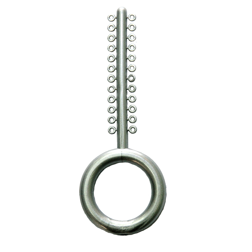 Unistick Ligature Эластичная лигатура на модуле Silver (серый металлик)