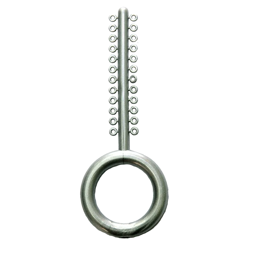 Unistick Ligature Эластичная лигатура на модуле Silver (серый металлик)