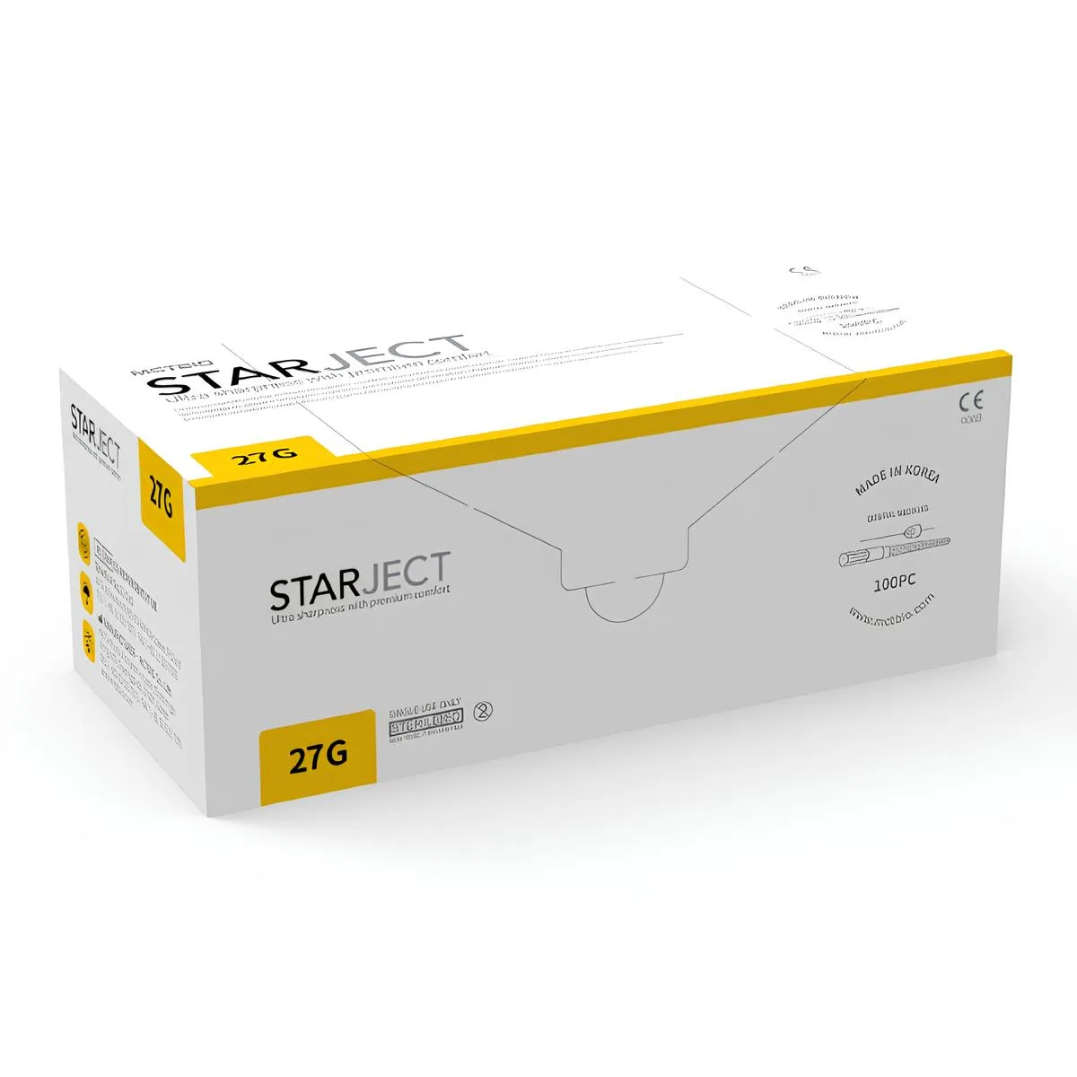 Иглы карпульные MCTBIO 27G 0.4x30мм (100 шт.)