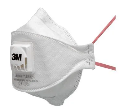 3M™ Aura™ 9332+ Противоаэрозольная Фильтрующая маска класс защиты FFP3 NR D, с клапаном выдоха