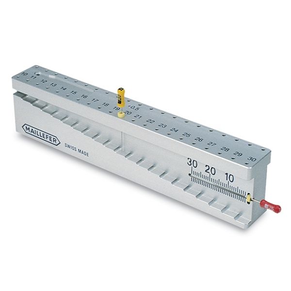 Endo-M-Bloc, Dentsply Sirona - аксессуары для эндодонтии, эндодонтическая линейка, алюминий