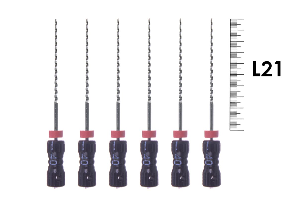 Reamers MICRO-MEGA 21мм №40 (6 шт) - ручные файлы
