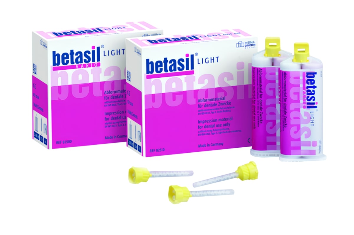 Betasil light fast set, слепочная масса - (2 х 50мл.)