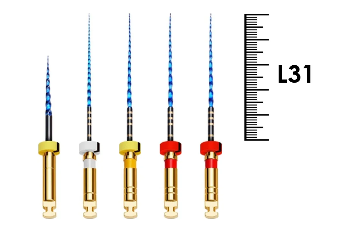 T-Flex 31мм 10/20-06/25 набор S-Flexi (5 шт), Еврофайл - машинные файлы, стерильные