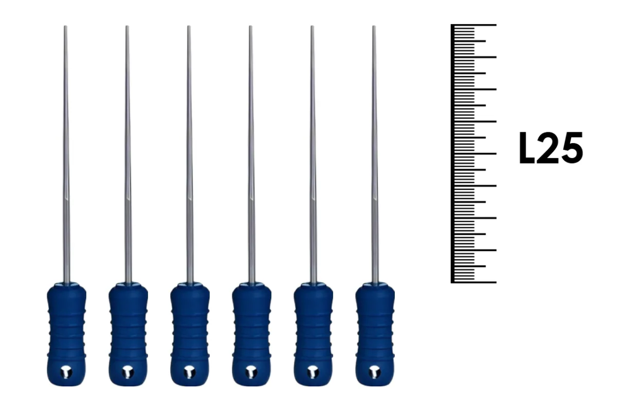 NiTi Finger Spreaders 25мм 30/25 (6 шт), EndoStar - спредеры ручные