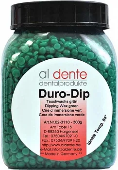 Воск погружной \Duro-Dip\ зелёный, 300 г