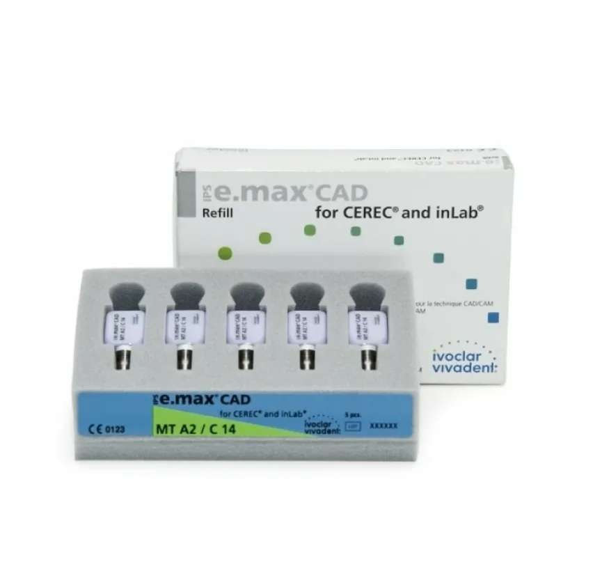 Блоки IPS e.max CAD CEREC/inLab MT B1 C14 5 шт.