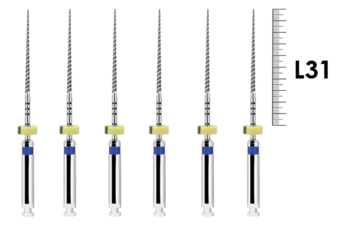 ProFile RA 31мм .04 №30 (6 шт), Dentsply Sirona - машинные файлы, каналорасширители, никель-титан