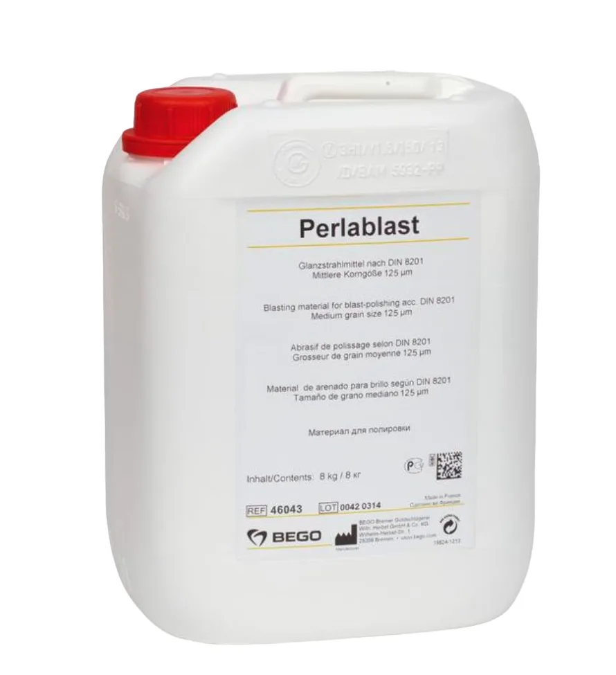 Perlablast 125 - стеклянные перлы для пескоструйной полировки, 8 кг