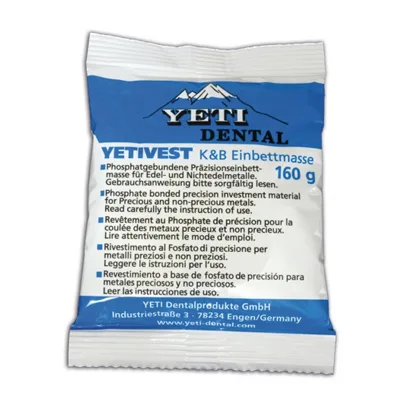Паковка YetiVest для металло-керамики, порошок 4 кг+ 1л жидкости