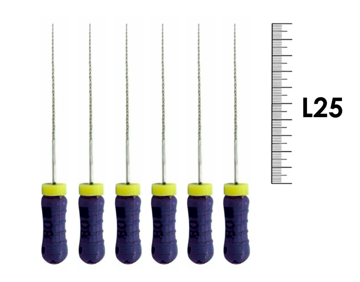K-Reamer Pro-Endo 25мм №10 (6 шт), VDW - ручные файлы, каналорасширители