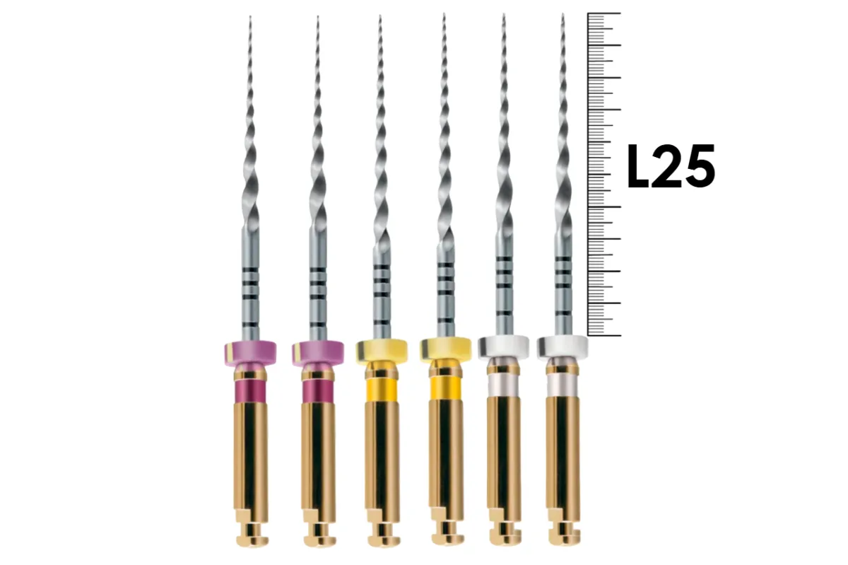 ProTaper Universal 25мм 2xS1-2xS2-2xF1 (6 шт), Dentsply Sirona - машинные файлы