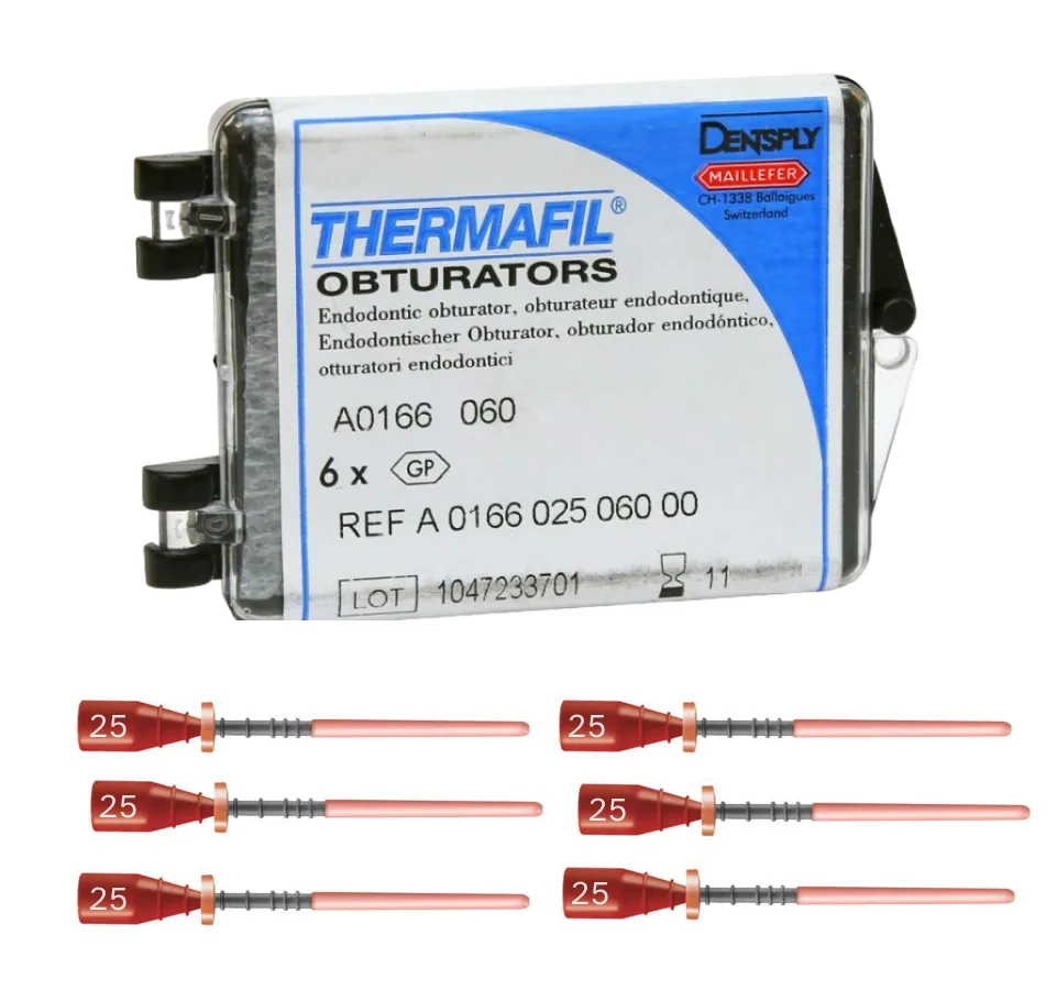 Thermafil - обтураторы (25 мм, ISO 25, 30 шт.)