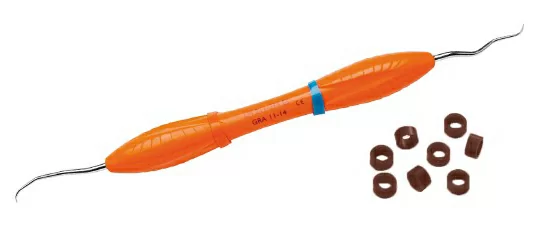 Кольца LM 5007, коричневые, LM-Dental - кодовые, для инструментов