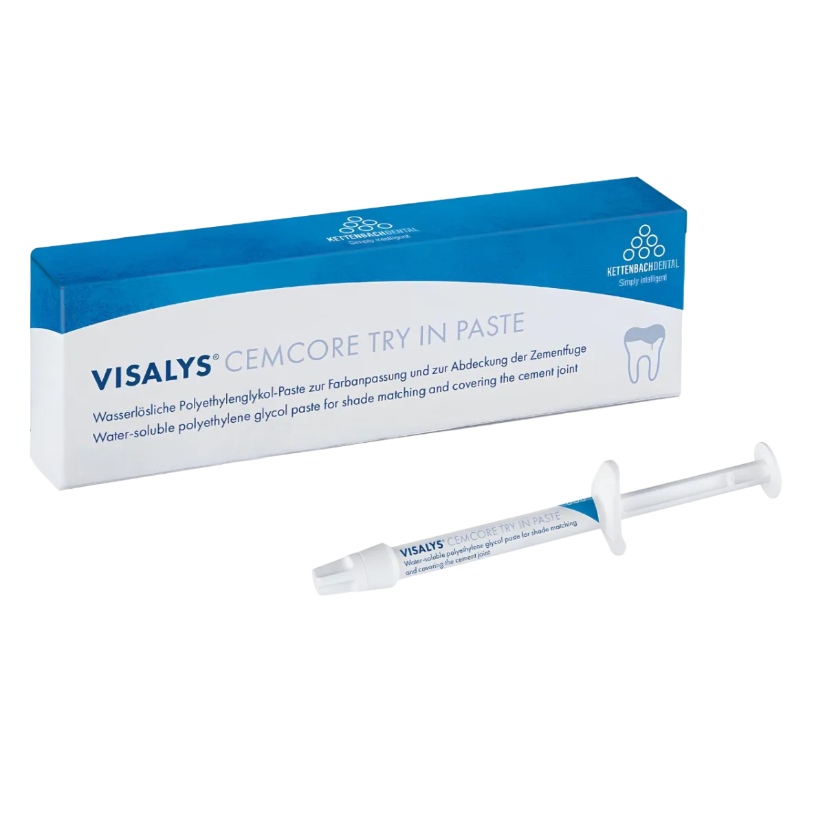 Visalys CemCore Try in paste Dark (A4) (1 x 1.4 мл) + аксессуары