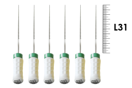 Flexoreamer 31мм №15 (6 шт), Dentsply Sirona - ручные файлы, гибкий расширитель корневого канала