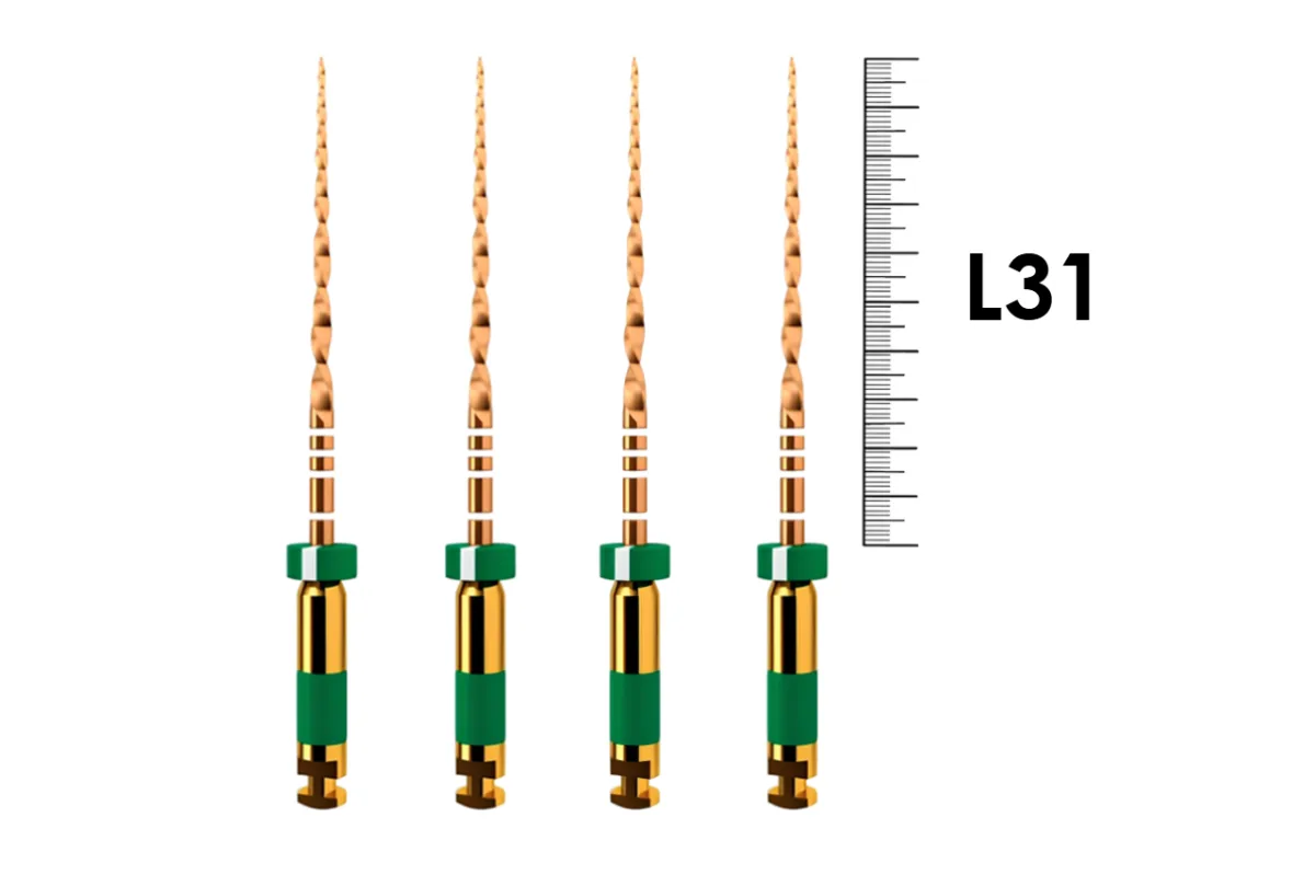 WaveOne Gold 31мм Medium (3 шт), Dentsply Sirona - машинные файлы, никель-титан