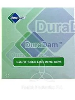DuraDam Medium, зеленые, DuraMedical - платки для коффердама латексные