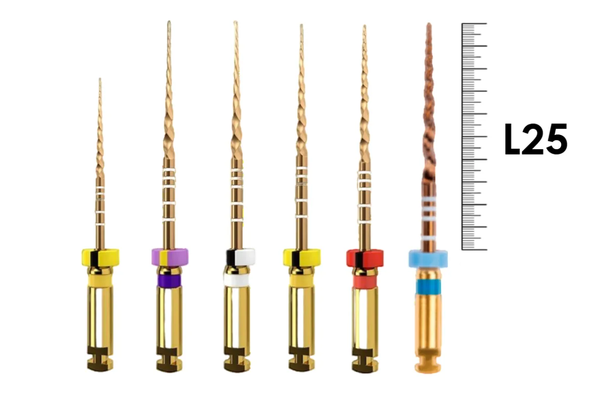 ProTaper Gold Assortment 25мм SX-F3 (6 шт), Dentsply Sirona - машинные файлы, стерильные