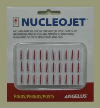 Заготовки из беззольной пластмассы - Nucleojet simple posts без культи для отливки метал. постов, уп/30 шт.