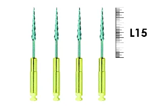 Endoflare Classics 15мм .12 №25 (4 шт), MICRO-MEGA - машинные файлы