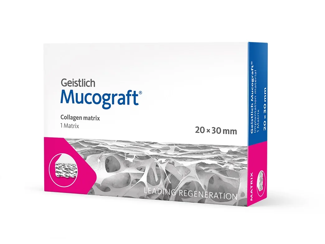 Mucograft (20Х30мм), коллагеновый матрикс для регенерации мягких тканей
