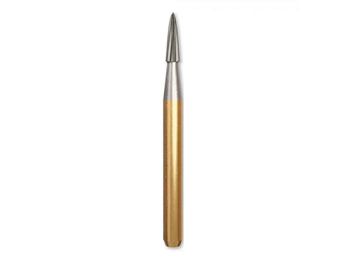 C246 игловидный (пика), длина 4,5 мм, исполнение F, ISO 012, хвостовик FG ISO 314 (5 шт.), Diatech - бор твердосплавный