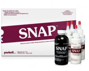 Snap набор (4пор.х40г+мономер)-пластмасса для временных коронок